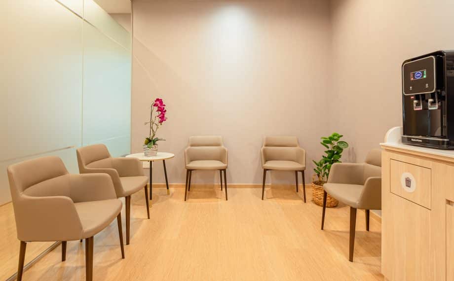 Icon Cancer Centre Mount Elizabeth Novena waiting area