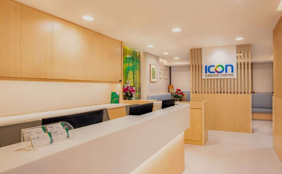 Icon Cancer Centre Gleneagles reception